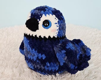 Joey - the Blue Jay - Crochet Plushie