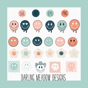 Smiley Gesicht svg, Smiley svg, tropfende Smiley svg, schmelzende Smiley svg, karierte Smiley svg, glückliche Gesicht svg, Emoji svg, trendige svg png geschnitten Datei
