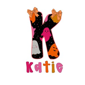 Custom Name with ghost theme Png, Personalized png, DIY name png, png file, png, personalized water bottle, PNG for tumblers, halloween name