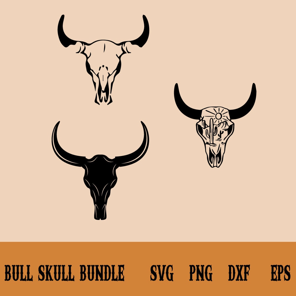 Cráneo de vaca - Etsy México, image size:1000x1000