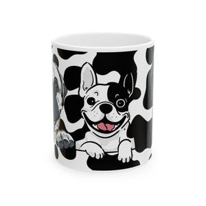 Ceramic Mug, Cute Doggy Design - Perfect Gift for Dog Lovers, Animal Enthusiasts - Dog Mom, Dog Dad, Pet Owners - Tea and Coffee Mug,