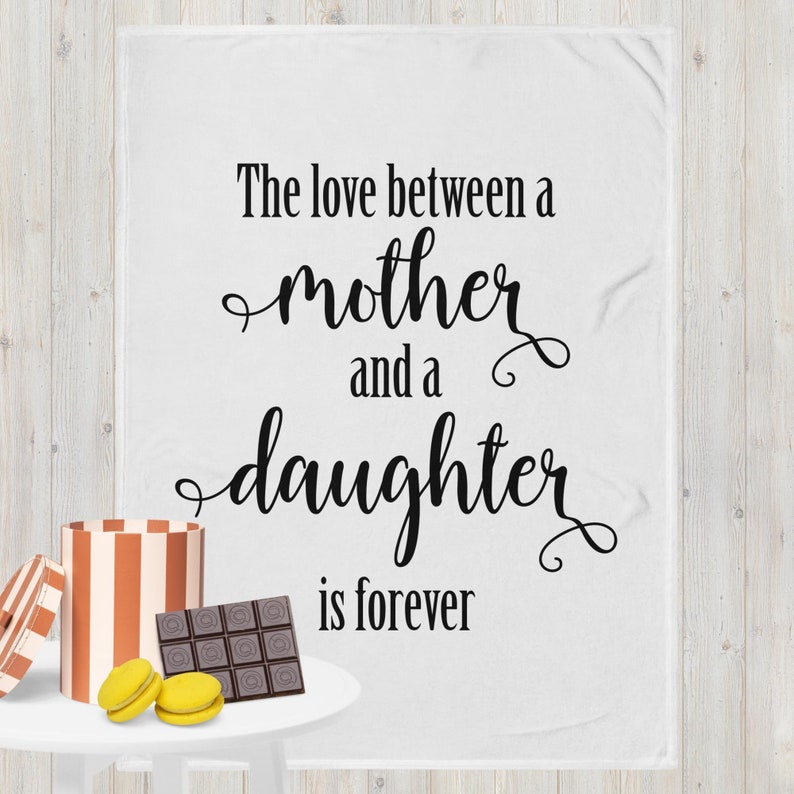 Blanket, Mother and Daughter Throw. the Love Between a Mother and