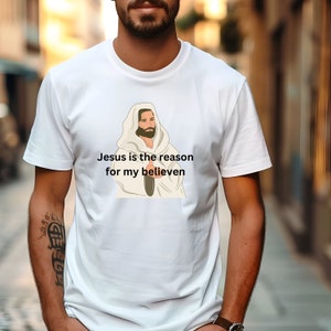 Jesus ist der Grund T-Shirt: Unisex christliches Geschenk