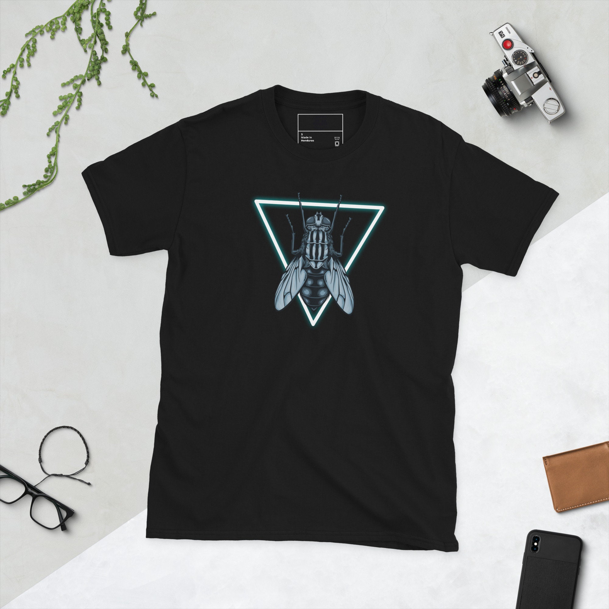 Camiseta unissex de manga curta Belzebu