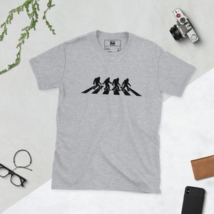 Sasquatch Road Czarna koszulka z krótkim rękawem unisex