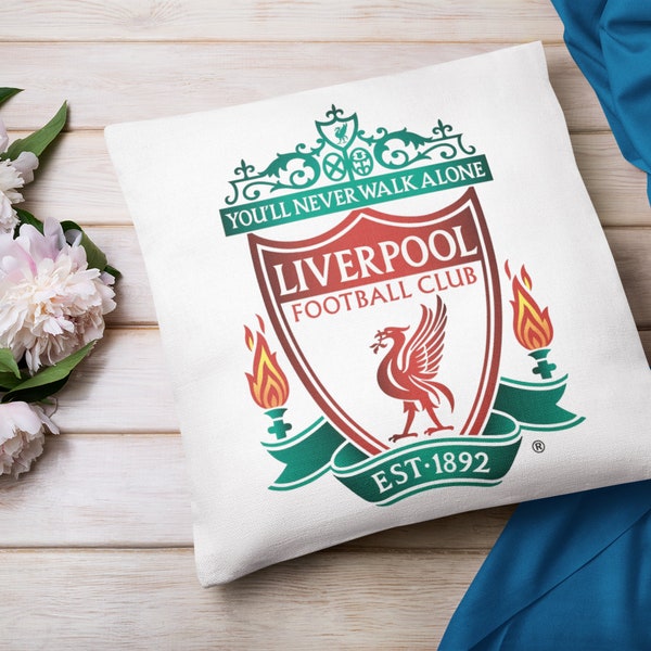 Liverpool emblem Decorative Pillow Gift for Football Enthusiast - High quality print