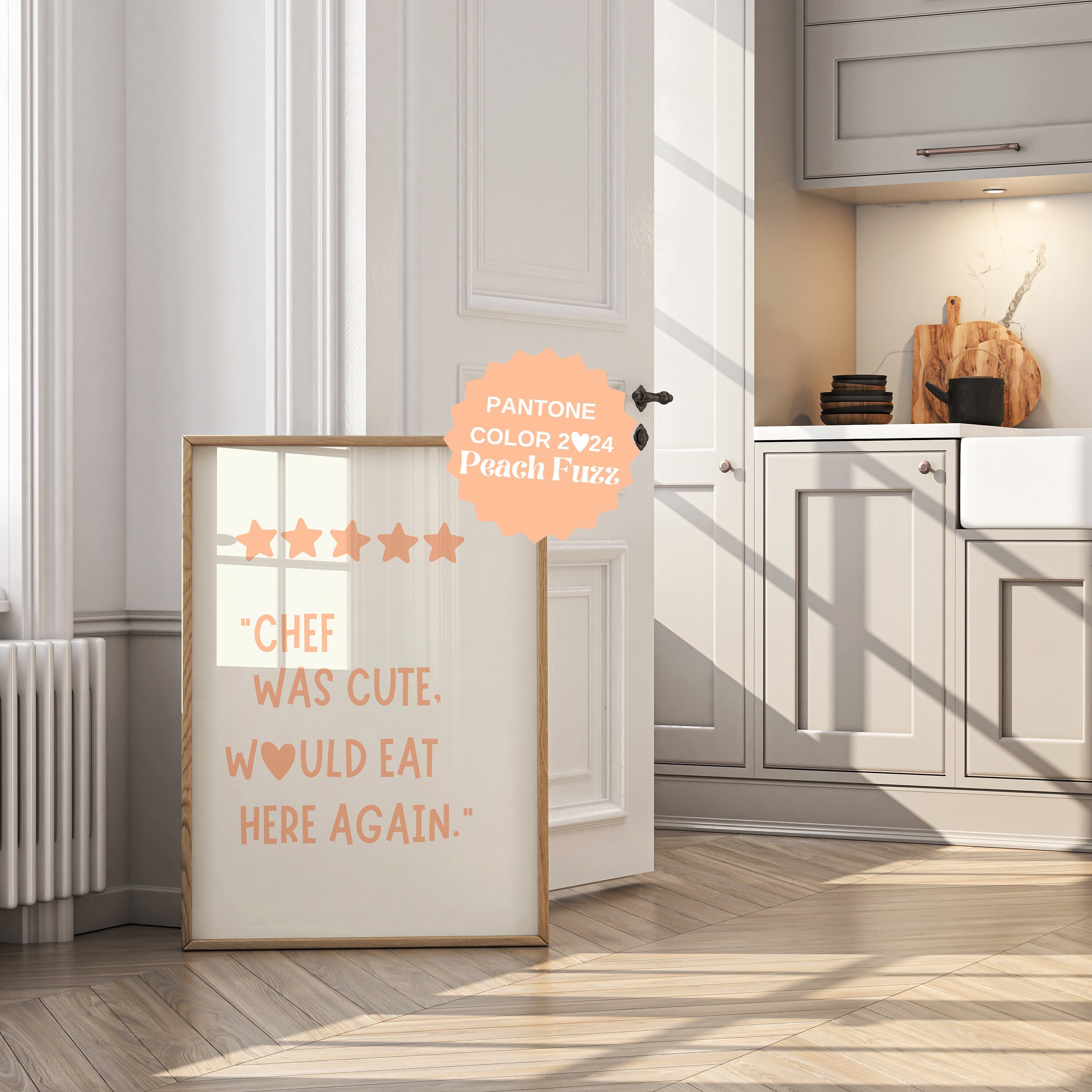 Aesthetic Kitchen Decor Cute Cooking Art Kitchen Chef Quote Minimalist