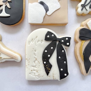 Arch with large draped bow | baby favours | baby shower | cookie embosser stamp & cutter, embosser, fondant stamp, debosser, 3D