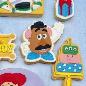 Potato head | TS inspired space cowboys birthday theme cookie embosser stamp & cutter, embosser, fondant stamp, debosser