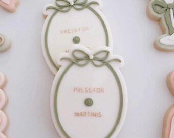 Press for Martinis | a tini bit older | birhtday embosser stamp & cutter, embosser, fondant stamp, debosser, 3D printed