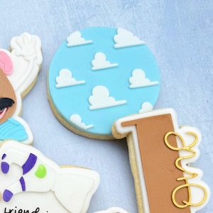 Cloud pattern plate | space and cowboys birthday theme cookie embosser stamp & cutter, embosser, fondant stamp, debosser