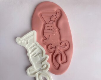 Martini with olives in hand | a tini bit older | birhtday embosser stamp & cutter, embosser, fondant stamp, debosser, 3D printed