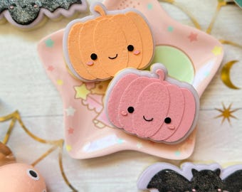 Cute pumpkin | Halloween | cookie embosser stamp & cutter, embosser, fondant stamp, debosser, 3D printed U.K