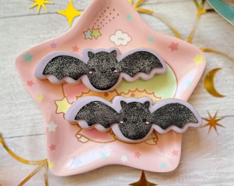 Cute Bat | Halloween | cookie embosser stamp & cutter, embosser, fondant stamp, debosser, 3D printed U.K