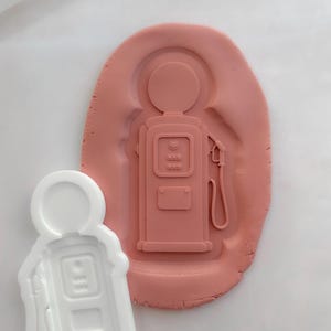 Race car gas pump | cookie embosser stamp & cutter, embosser, fondant stamp, debosser, 3D printed U.K. 2 Race Car