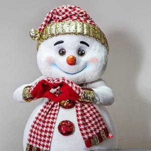 Christmas Snowman costume, Adult outfit, Funny christmas costume, Christmas carnival mascot costume