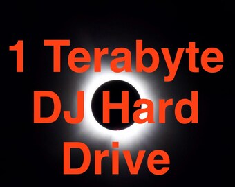 1 TeraByte DJ Festplatte Musik MP3s MP4s