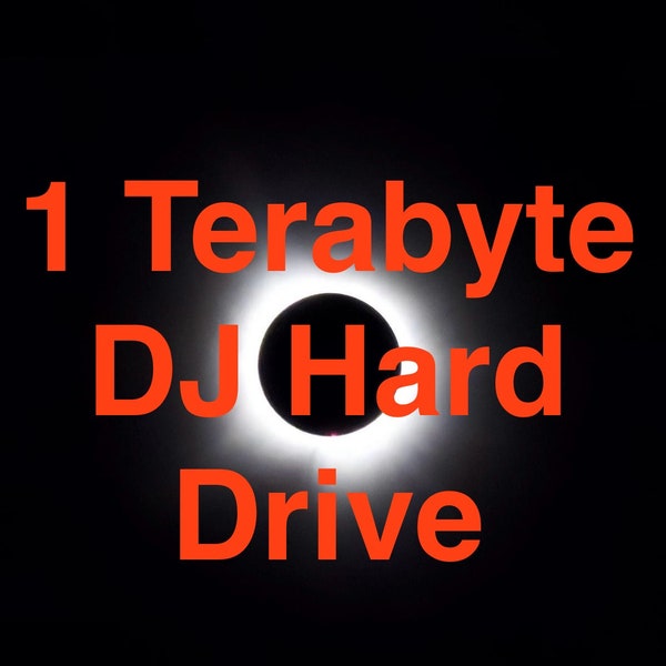 1 TeraByte DJ Festplatte Musik MP3s MP4s