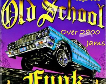 Old-School-Funk-Musik der 70er, 80er und 90er Jahre, USB-Stick, über 2800 Songs