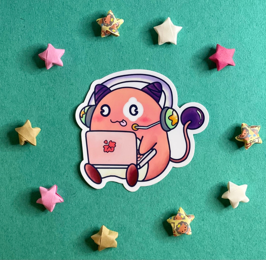 Pink Sticker Bean Maplestory Pink Bean Sticker | Gamer Pink Bean | Vinyl With Matte ...