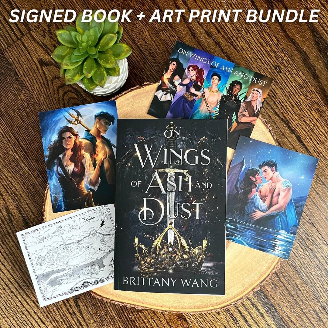 BUNDLE: on Wings of Ash and Dust + Art Prints | A YA Epic Fantasy