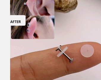 Antiallergic Bioplast Ear Hole Swelling Preventive Earring Backing