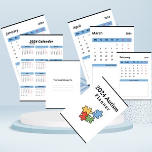 Editable Autism planner, Autism Binder, Autism Worksheets,  Autism Journal, Autism Checklist, Autistic Routine, Instant Download.