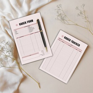 Editable Order Form, Order Form Template, Purchase Order Form Template, Order Form, Instant Download, Printable Form,  Business Order Form