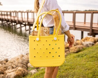 Beach Bag Rubber tote bag for Women - Crossbody Tote Bag for Pool Sports Shopping Boat