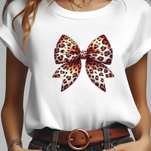 Leopard Coquette Bow Png, Mom Shirt Png, Coquette Clipart Design, Trending Png, Mama Png, Cute Bow Png, Soft Girl, Aesthetic Png