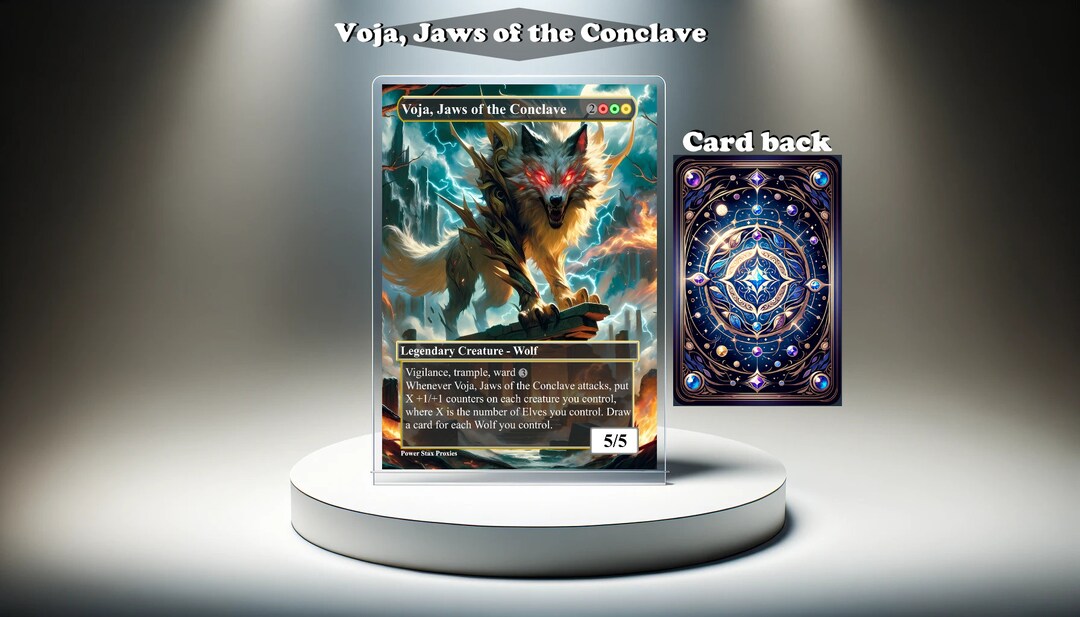 Voja, Jaws of the Conclave - MTG Proxy Custom Card, Full Art