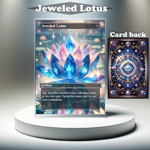 Jeweled Lotus: aangepaste MTG-proxykaart, volledige kunst EDH