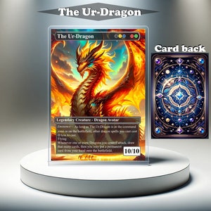 The Ur-dragon Full Borderless Metal Proxy for Commander - Etsy