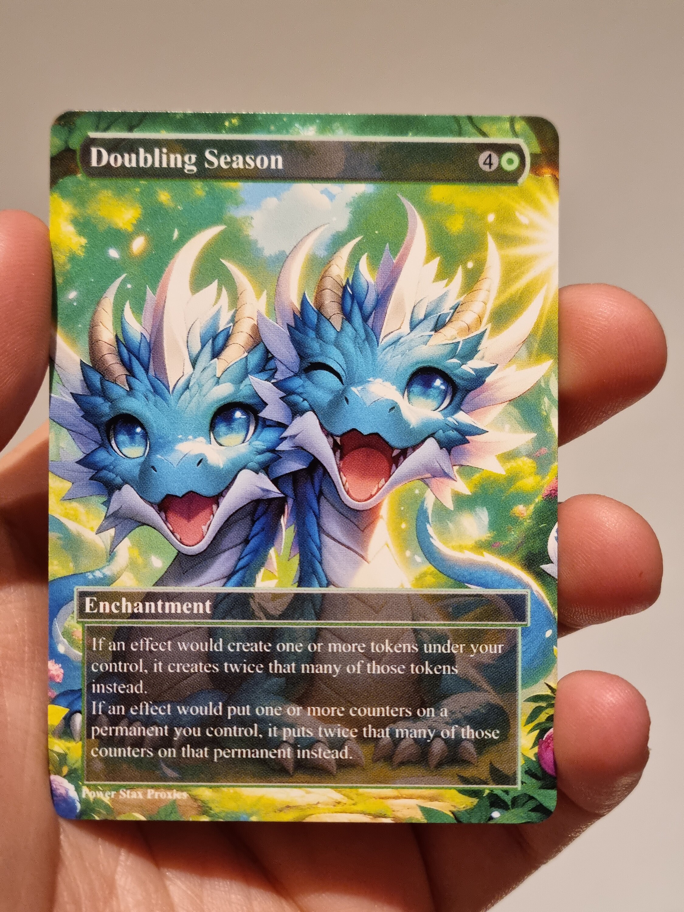 Doubling Season MTG Proxy Custom Card, Full Art EDH - Etsy