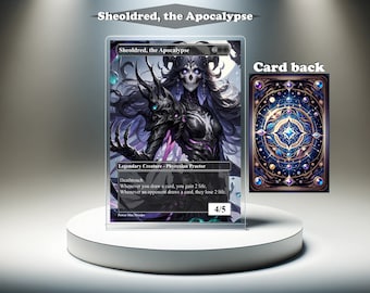 Sheoldred, the Apocalypse (Skeleton version) - MTG Proxy Custom Card, Full Art EDH