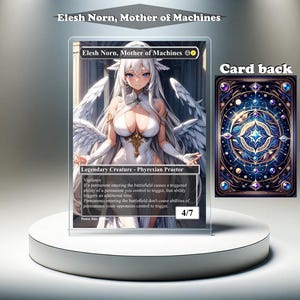 Elesh Norn, Madre de las Máquinas - Tarjeta personalizada MTG Proxy, Full Art EDH