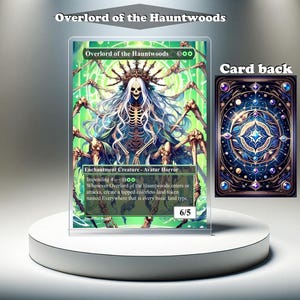 Señor supremo de los Bosques Encantados - Tarjeta personalizada MTG Proxy, EDH con ilustraciones completas