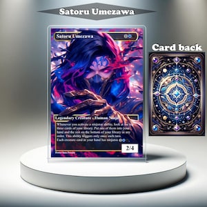 Satoru Umezawa: aangepaste MTG-proxykaart, volledige kunst EDH