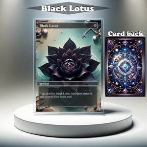 Black Lotus - Tarjeta personalizada MTG Proxy, arte completo EDH