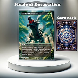 Finale van verwoesting - MTG proxy aangepaste kaart, volledige kunst EDH
