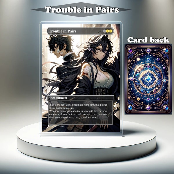 Probleme in Paaren - MTG Proxy Custom Card, Full Art EDH