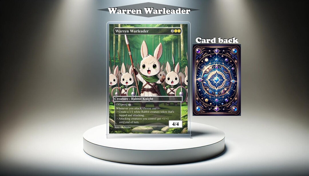 Warren Warleader - MTG Proxy Custom Card, Full Art EDH - Etsy