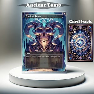 Oude tombe: aangepaste MTG-proxykaart, volledige kunst EDH