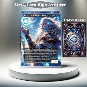 Urza, Gran Artífice - Tarjeta personalizada MTG Proxy, EDH con ilustraciones completas