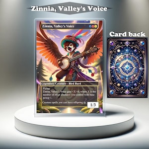 Zinnia, Valley's Voice: aangepaste MTG-proxykaart, volledige kunst EDH