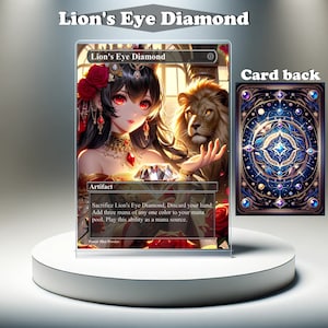 Lion's Eye Diamond: aangepaste MTG-proxykaart, volledige kunst EDH