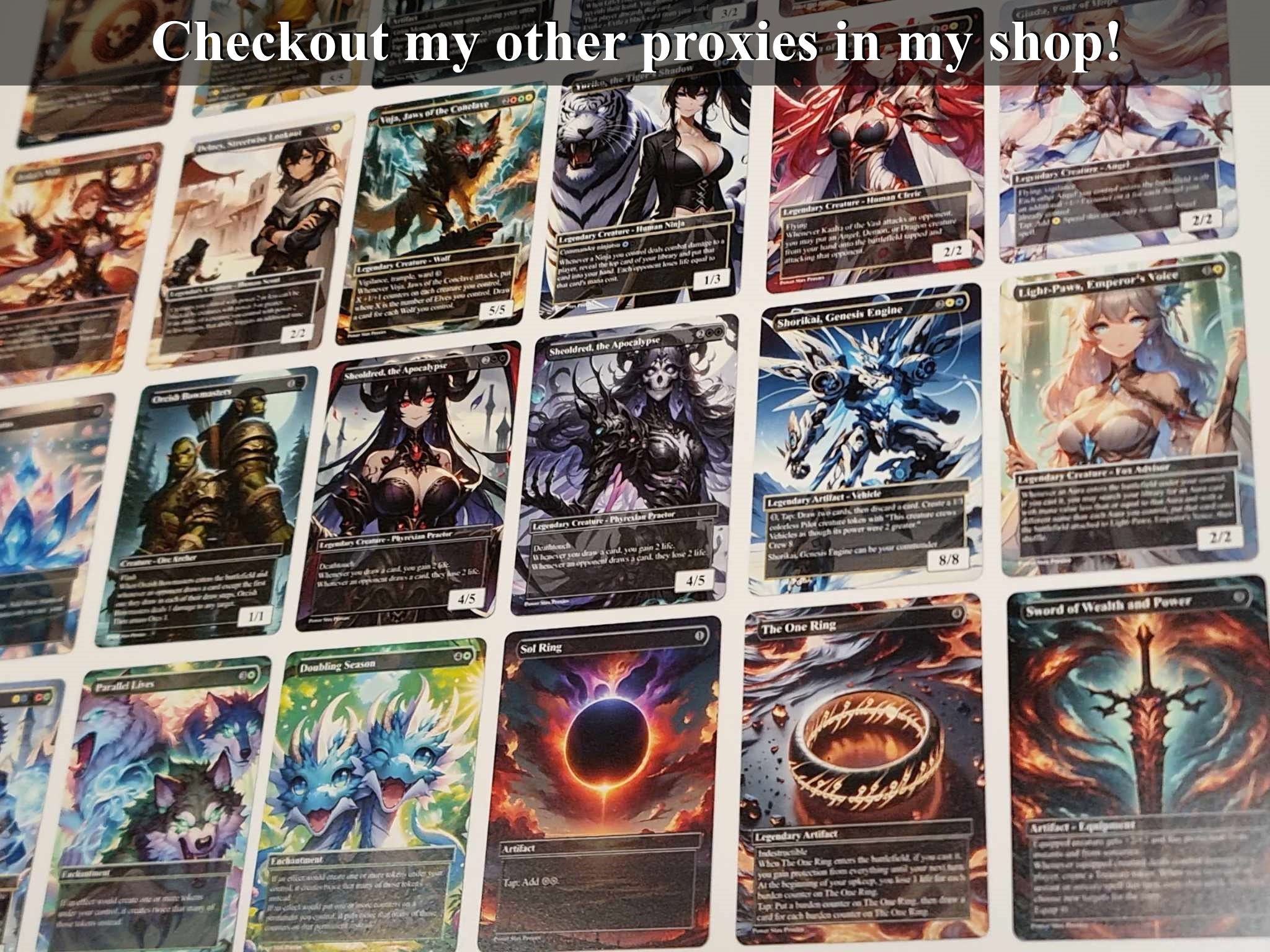 Doubling Season MTG Proxy Custom Card, Full Art EDH - Etsy