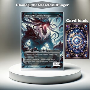 Ulamog, el Hambre Incesante - Carta personalizada MTG Proxy, EDH con ilustraciones completas