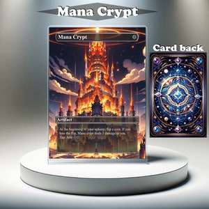 Mana Crypt - Carta personalizada MTG Proxy, arte completa EDH