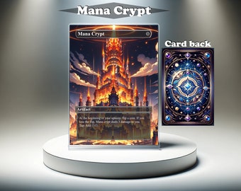 Mana Crypt - MTG Proxy Custom Card, Full Art EDH